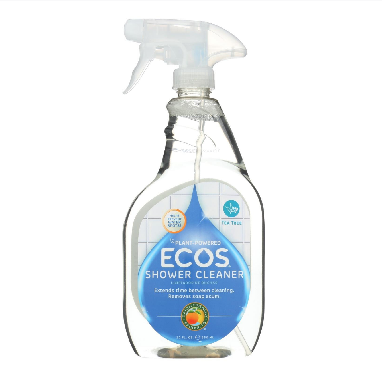 Ecos Shower Cleaner, Plant-Powered, Tea Tree - 22 fl oz